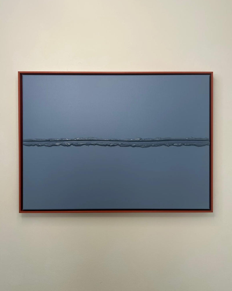 elements in balance - the color blocks (graublau)