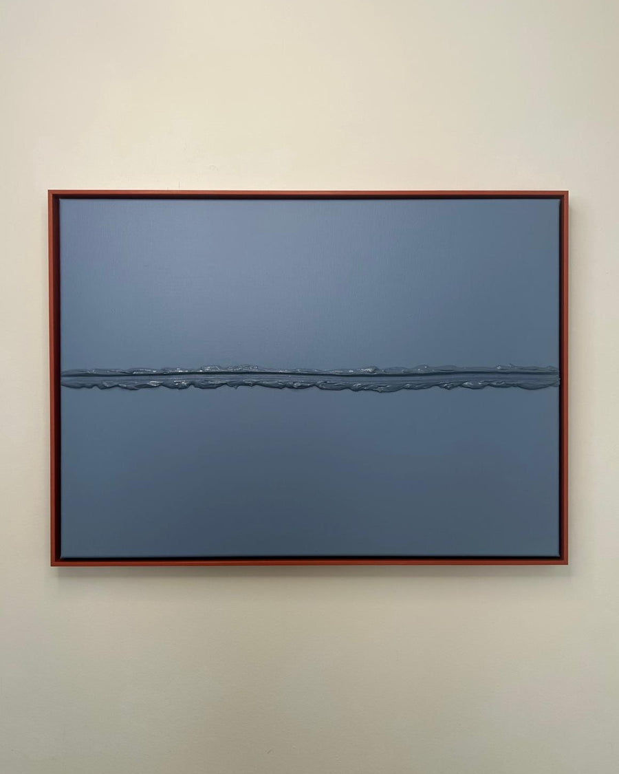 elements in balance - the color blocks (graublau)