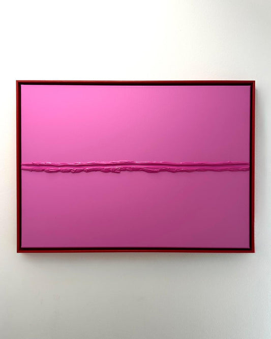 elements in balance - the color blocks (pink)